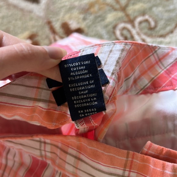 Izod Plaid Colorful Shorts Size 14 - Picture 5 of 6